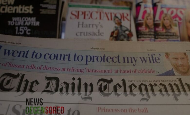 UK is going to ban foreign state ownership of newspapers, Telegraph Takeover in Doubt