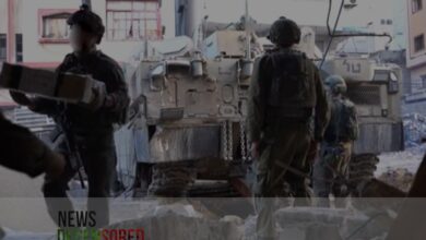 Israeli army blows up one of Al-Shifa Complex's buildings.