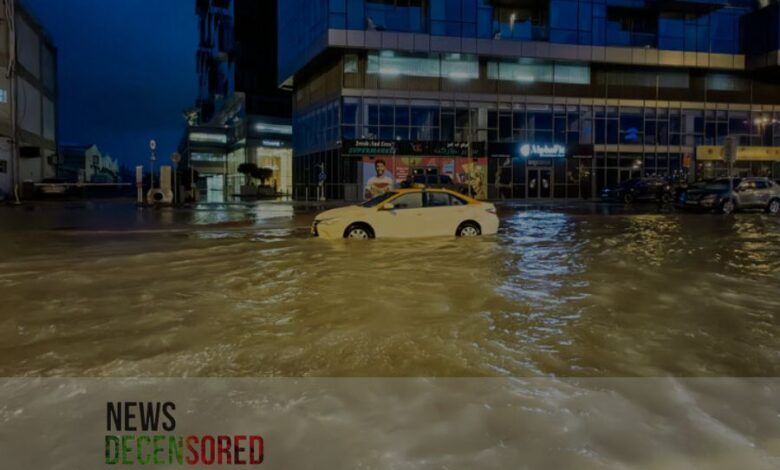 Heaviest Rainfall in 75 years creates chaos in UAE and Oman: Floods, Flight Cancellations, and Climate Change Concerns