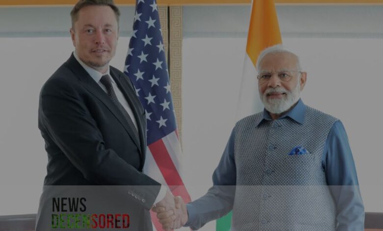 Elon Musk's heading to India is a seemingly beneficial situation for Tesla and Modi