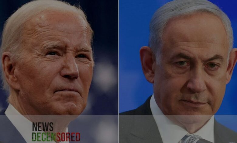 Biden and Netanyahu