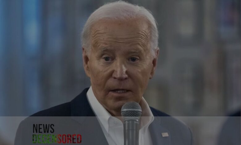 Joe Biden Defends Israel against ICC Arrest Warrants,'' What's happening in Gaza is not Genocide