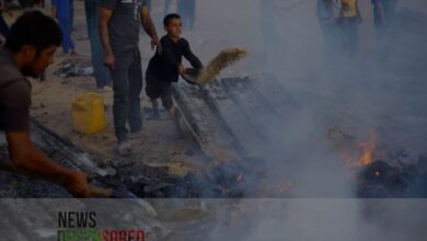 Israel attacked Rafah at night, causing severe burns to everyone involved