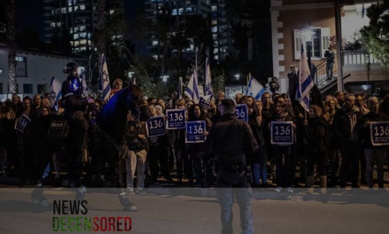 Tel Aviv protests: Thousands of Israelis demand Netanyahu's resignation and return of hostages