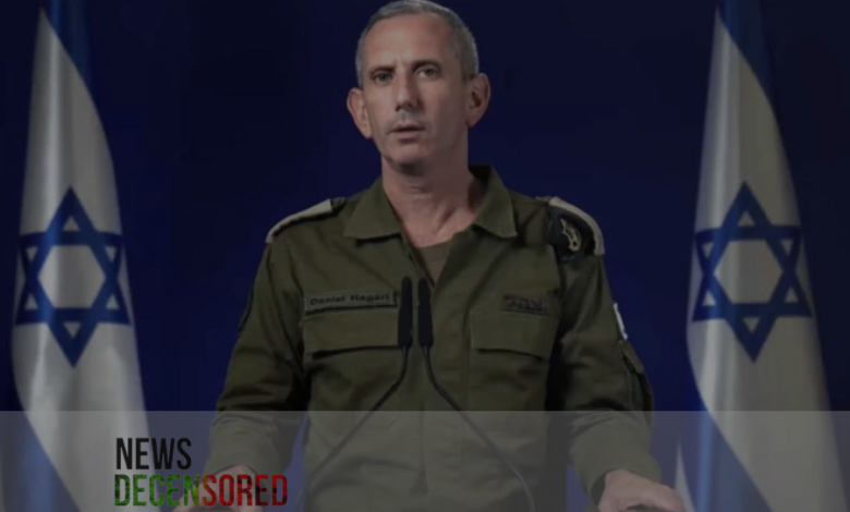 Israel army spokesman Hagari states that Hamas cannot be defeated "as an ideology