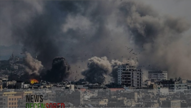 Six Palestinians were killed in an occupation bombing of Gaza today