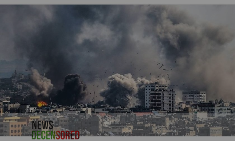 Six Palestinians were killed in an occupation bombing of Gaza today