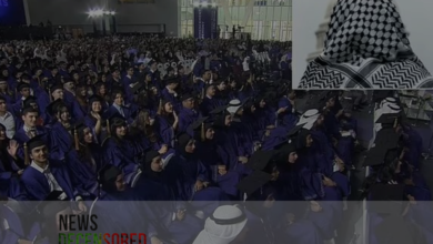 UAE deported a student wearing Palestinian keffiyeh at graduation ceremony