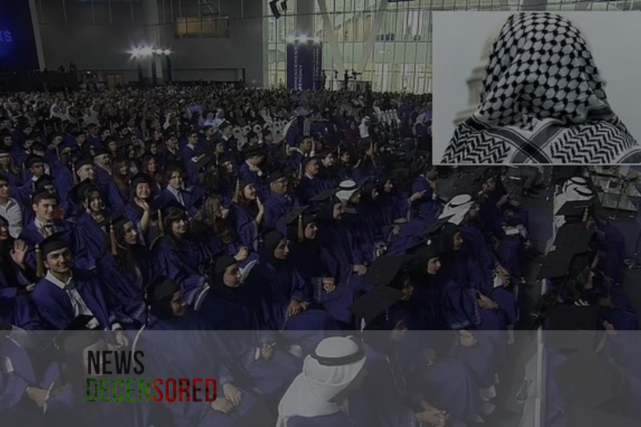 UAE deported a student wearing Palestinian keffiyeh at graduation ...