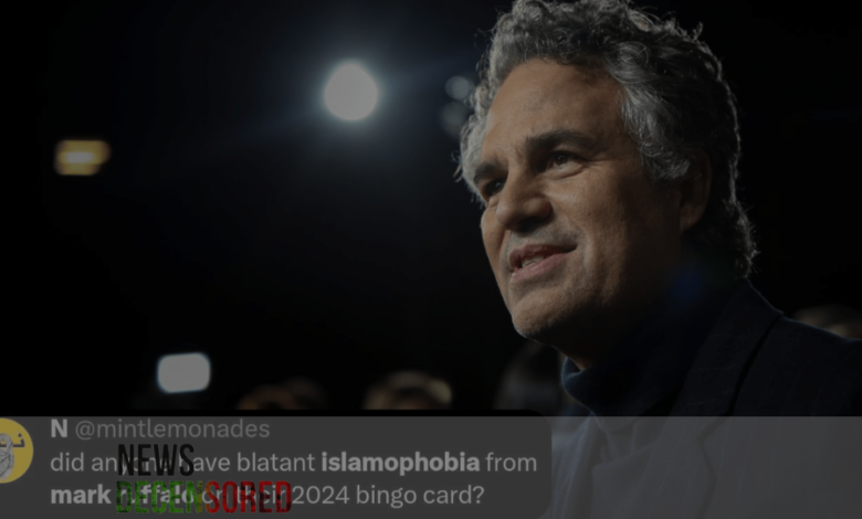 Mark Ruffalo Faces Heat Over Islamophobic Comment