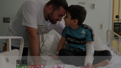 Adam...the first wounded child from Gaza to arrive in Lebanon for treatment