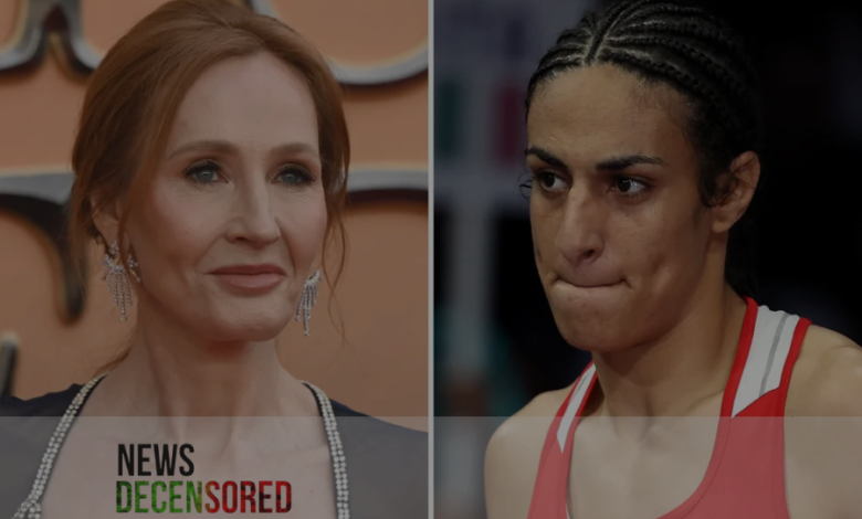 Fans Hit Back at JK Rowling's 'Attack' on Imane Khelif's Gender Amid Olympics Row