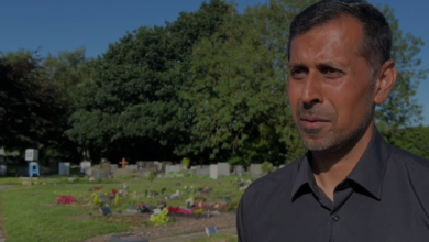 Muslim graves vandalized with paint at Burnley cemetery