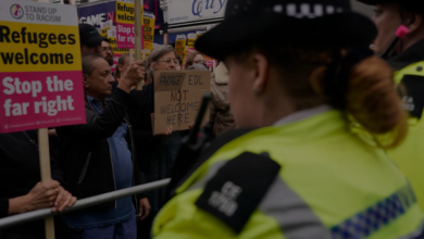 UK: About 25,000 anti-racism protesters marched to counter far-right rallies