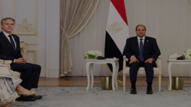 Egyptian president meets Blinken, warns of regional expansion of Gaza war