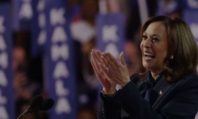 Kamala Harris caps convention with call to end Gaza war, fight tyranny