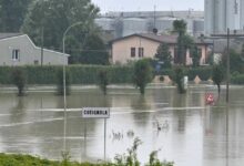 ROME (AP) --Tens of thousands of residents were evacuated from the northern Italian region of Emilia-Romagna as torrential rains and severe flooding