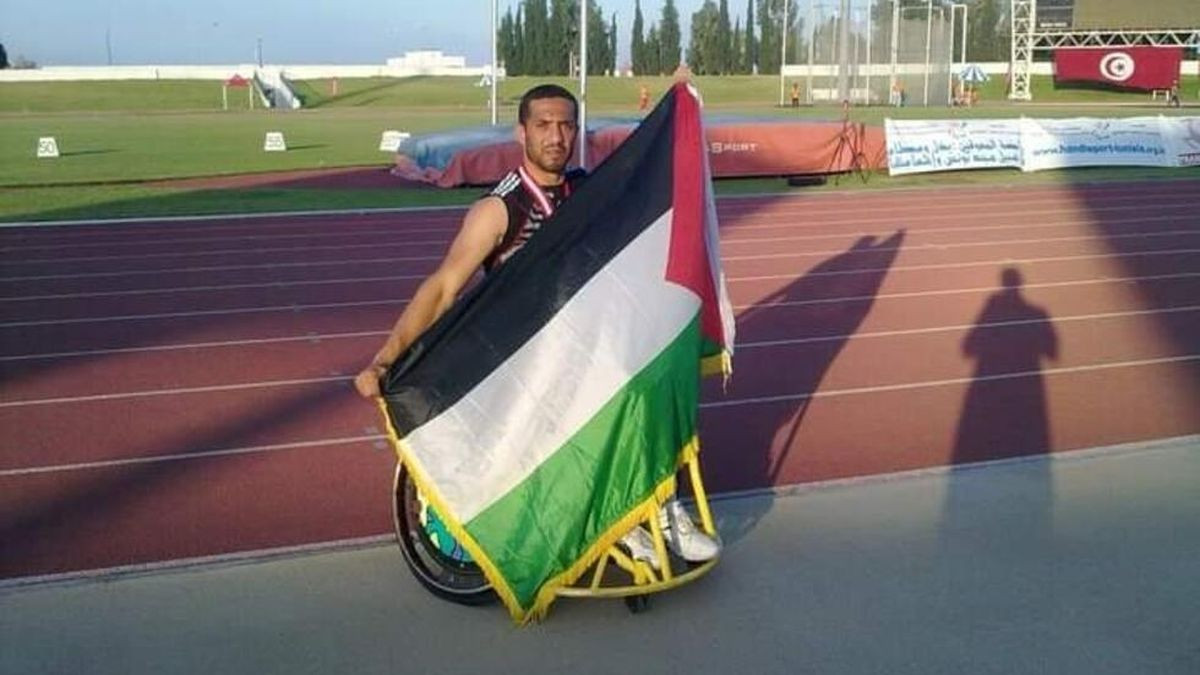 Palestinian Paralympian Fadi Aldeeb Voices Support for His Community