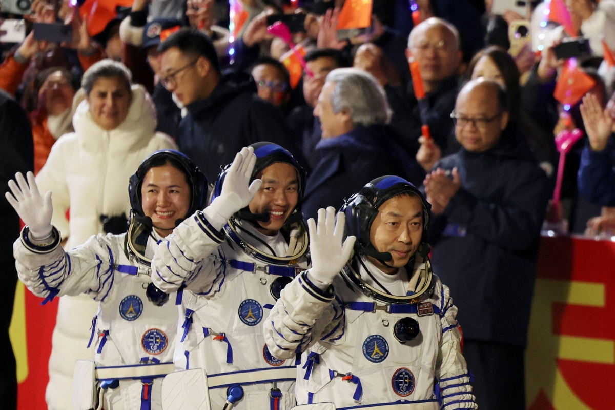 China’s Youngest Astronauts Launch from the Gobi Desert.