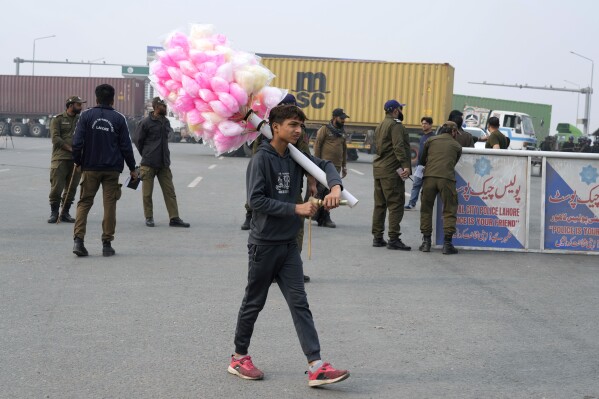 The Pakistani capital was sealed off ahead of the march by Imran Khan’s followers.