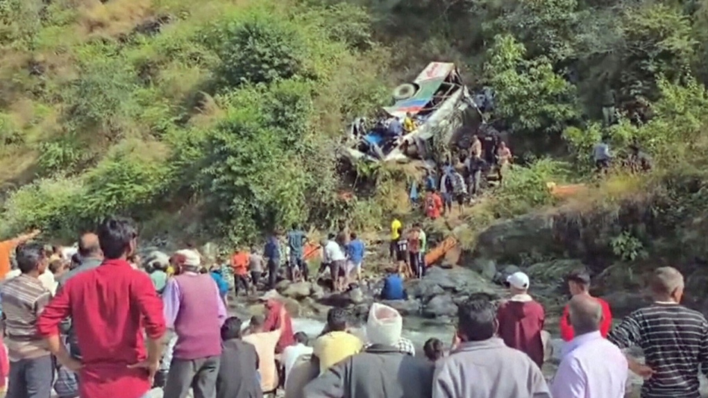 Tragic Bus Accident in India Leaves 36 Dead After Falling into Gorge.